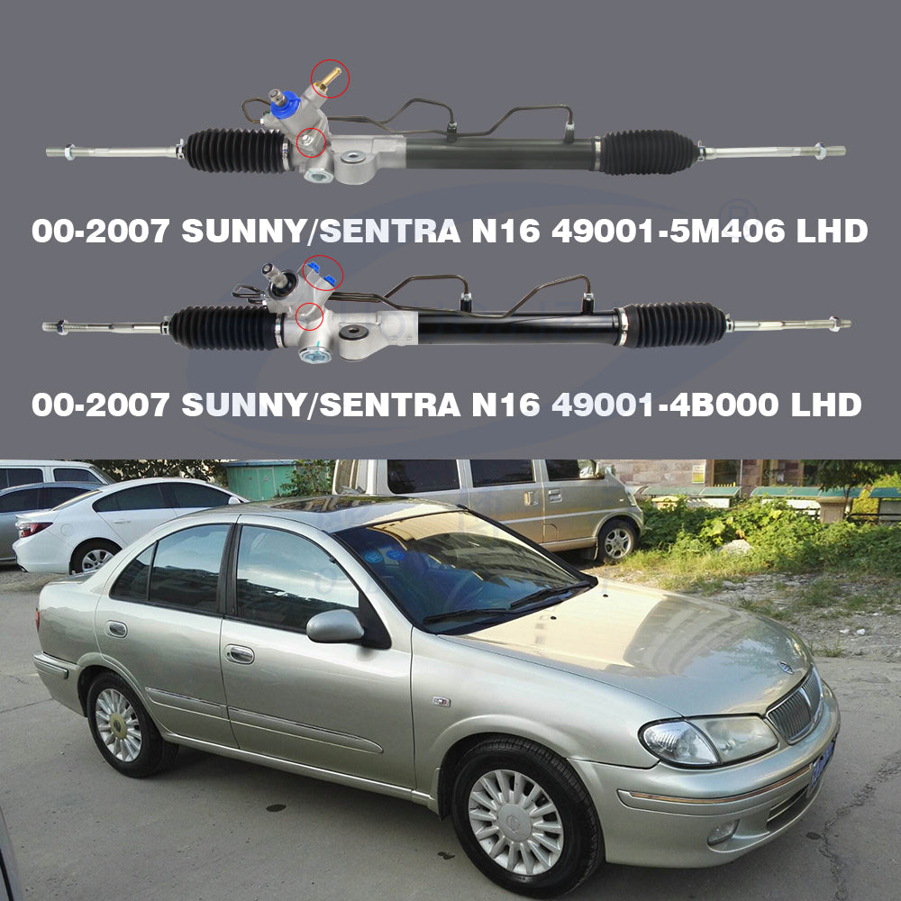 Power Steering Rack LHD Auto Steering Gear for NISSAN 200SX Sentra Sunny B15 98-06 49001-4Z001 49001-4Z000 49001-4Z011 - OBS auto parts